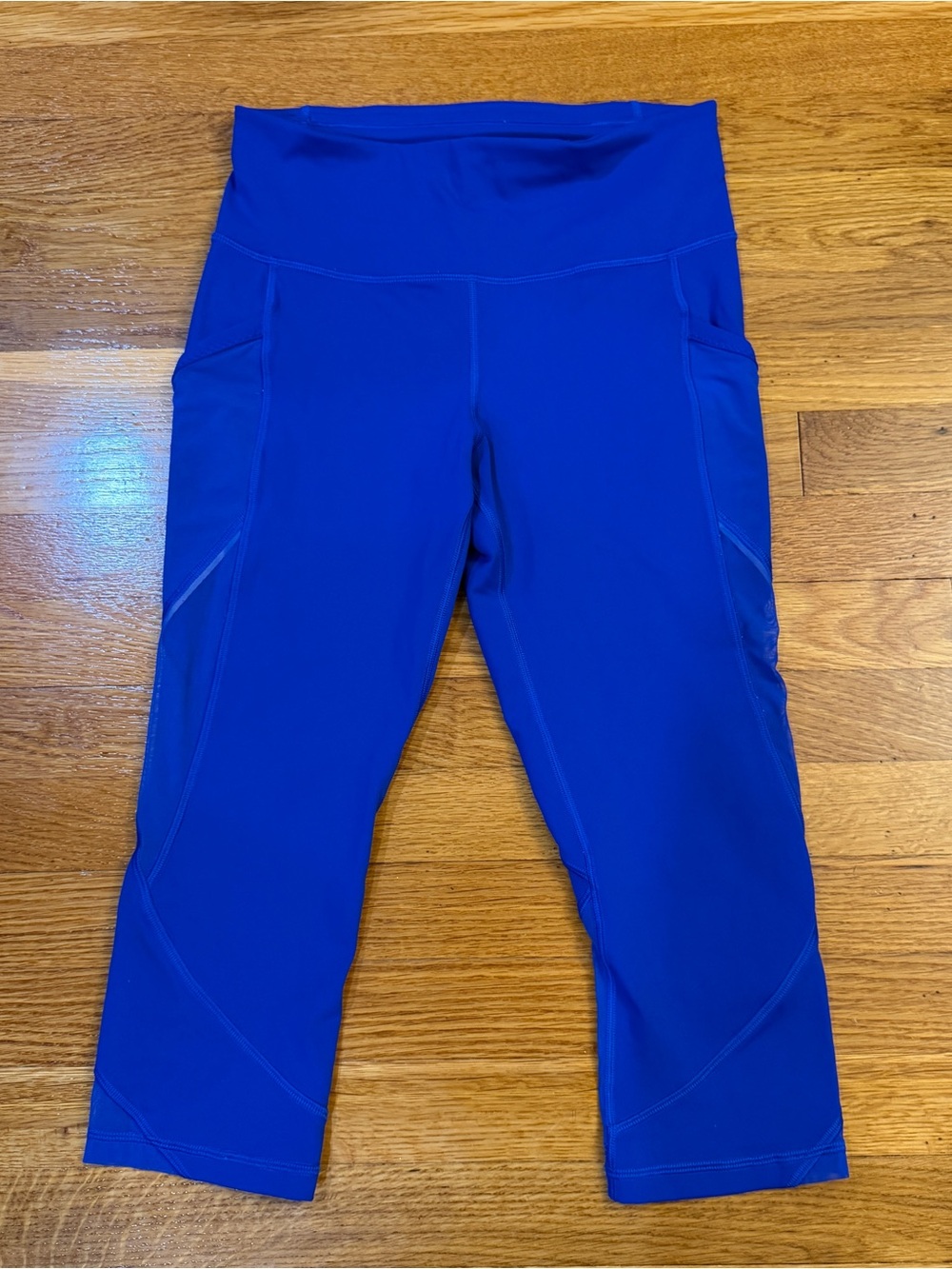 Lululemon Fast As Light Crop 19" Jet Stream (Blue) - Size 6